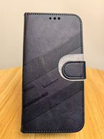 Étui portefeuille fin en PU gaufré tendance avec fente pour cartes pour iPhone 18 17 Air 16 15 14 13 Pro Max Plus