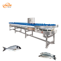 Machine de tri automatique des poids pour pattes de poulet, ailes, griffes, poisson et fruits de mer, ligne d'abattage en acier, trieuse