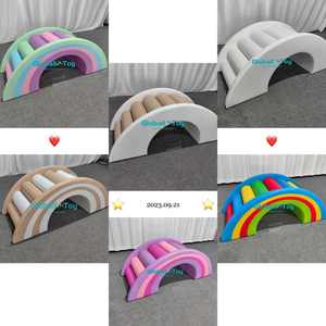 Plusieurs couleurs et pont arc-en-ciel de haute qualité et grimpeur pour les enfants pour créer une imagination illimitée et jouer librement - Product Image 6