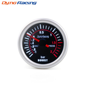Indicatore di Pressione Turbo Universale Dynoracing da 2'' <span class=keywords><strong>52mm</strong></span> con Lente Fumè, Manometro Digitale a LED a Barra per Auto da 12V con Puntatore - Product Image 1