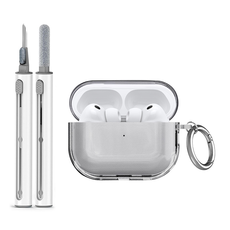 Noir + boucle ronde + stylo de nettoyage