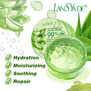 Gel d'aloe vera pur biologique de Corée en gros, 300g, crème hydratante et éclaircissante pour le visage, gel apaisant, réparation solaire, <span class=keywords><strong>masque</strong></span> de nuit frais et gelatiné - Product Image 3