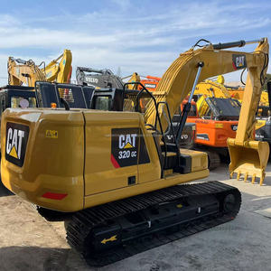 20 tonnes utilisées pour l'excavatrice CAT 320 Caterpillar Excavatrice hydraulique sur chenilles à moteur d'origine avec cylindre Hengli à vendre - Product Image 2