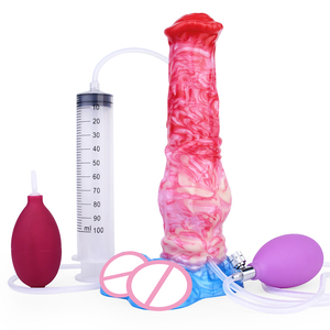 NNSX Cheval Gode Squirt Adult Sex Toys Éjaculant Butt <span class=keywords><strong>Plug</strong></span> avec Enema Gode <span class=keywords><strong>Gonflable</strong></span> Noeud Épais Stimulateur Anal pour Hommes <span class=keywords><strong>Gay</strong></span> - Product Image 5