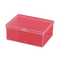 Papier toilette personnalisable pour soins personnels, design rectangulaire monobloc à couvercle rabattable haute transparence en PP, petite taille, longueur 100 mm