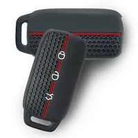 Coque de protection en silicone à 3 boutons pour clé de voiture Geely Galaxy L7 2023 L6 MAX 1.5T Plus AIR PRO avec porte-clés