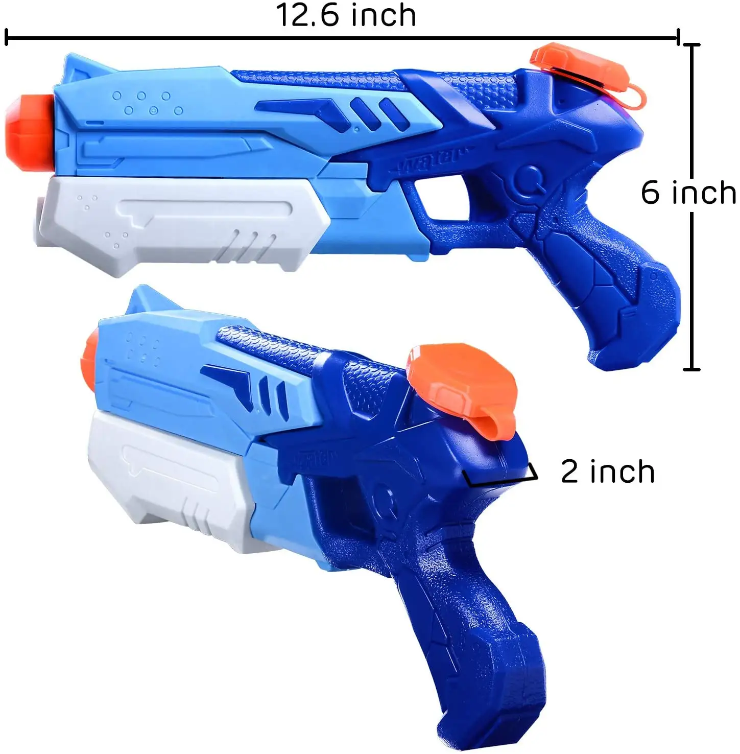 2 Pack 300C Super Squirt Water Guns Toys Summer Swimming Pool Gifts Toy Shooting Gun For Kids
