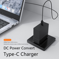 Adaptateur d'alimentation pour ordinateur portable neuf, DC vers Type-C, sortie PD100W, avec protection OTP pour la charge USB-C
