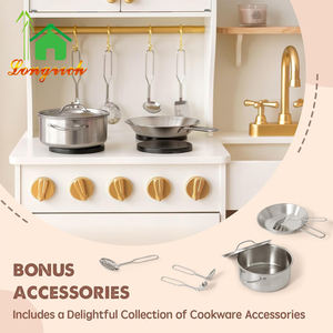 Yeni bebek ahşap simülasyon rol oynamak oyna mutfak seti oyuncak erken eğitim oyuncaklar hediye çocuklar için - Product Image 5