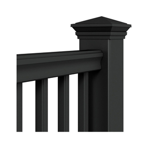 HIMOWAY <span class=keywords><strong>Poteau</strong></span> de rampe d'escalier monté en hauteur en acier inoxydable et aluminium 4 po x 4 po et 3,15 po x 3,15 po, balustrades et mains courantes - Product Image 4