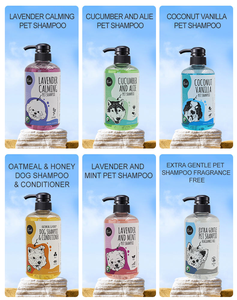 Shampooing bio apaisant à la lavande Endi OEM pour chiots et chiens, écologique et naturel, 250 ml, en plastique, pour usage en salle de bain - Product Image 2