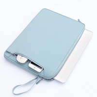Funda Protectora Ligera, Antigolpes, Acolchada y de Terciopelo Suave para Laptop de 13, 14 y 15 Pulgadas, con Doble Cremallera, Moderna, para MacBook
