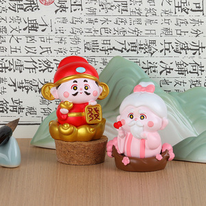 Yu Mo Super Lucky Little Fairy, Adorno de Resina, Decoración Abstracta para el Hogar, Souvenir, Regalo, Desestresante - Product Image 3