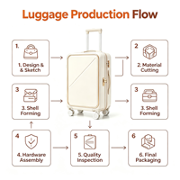 Ensembles de Bagages Vintage Personnalisables à Faible MOQ – Valises Cabine 2 Pièces pour Femme avec Roues Universelles