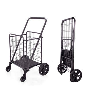Carrito de Compras Plegable de Aluminio con Ruedas Giratorias para Subir Escaleras - Product Image 3