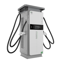 Chargeur rapide DC intelligent pour véhicules électriques, station de recharge DC haute puissance pour véhicules électriques, vente en gros d'usine, avec paiement par carte bancaire POS