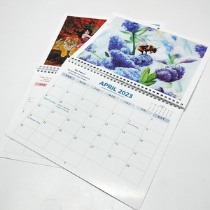 Bán Buôn Đầy Đủ Màu Sắc Tùy Chỉnh Thiết Kế Dọc Ngang Xoắn Ốc Dây Hàng Tháng Đứng Lật Dài Độc Đáo Bảng Bàn Lịch <span class=keywords><strong>2025</strong></span> - Product Image 2