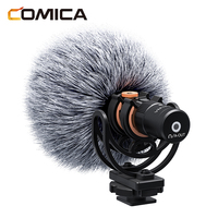 Microphone canon à condensateur cardioïde COMICA VM10 PRO, corps entièrement métallique, connexion filaire, suppression de bruit professionnelle, haute performance
