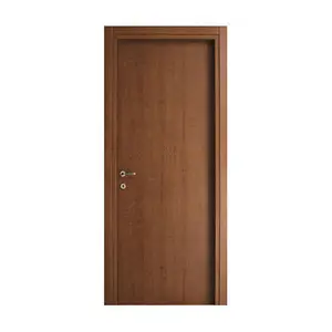 Foshan manufacturer fireprotection panel doors wood oak fireproof soundproof door fire rated hotel room doors