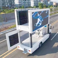 Isuzu LED Reklam Kamyonu Mobil Billboard 3 Taraflı Ekran Hidrolik Kaldırma Sistemli Reklam Mobil Billboard Kamyonu Fabrika Satışı