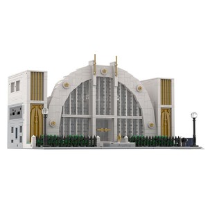 Funbuild อิฐ MOC-223163ห้องโถงแห่งความยุติธรรมชุดตัวต่อเพื่อการศึกษาแบบโมดูลาร์ - Product Image 6