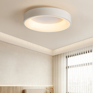 Đèn Led Trần Hiện Đại Đèn Hình Tròn Phòng Ngủ Đèn Chùm Màu Đen Phòng Khách Trang Trí Học Tập Điều Khiển Từ Xa - Product Image 1