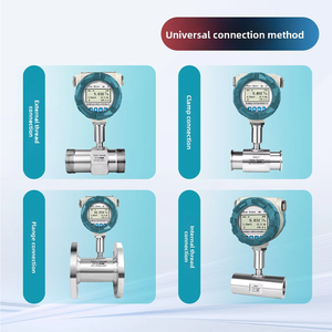 Flowmeter With Display 4-20mA Current Output for Alcohol <b>Water</b> <b>Flow</b> Measurement LWGY High Measurement Accurately Measu - Product Image 6