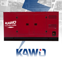 Kit Générateur Diesel pour Chantier 100-350kW Démarrage Automatique Châssis Ouvert/Silencieux Remorque Panneau de Distribution de Carburant Support 24/7