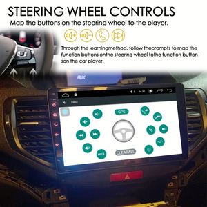 8GB+128GB AI Voice Wireless CarPlay Car Radio for Honda Accord 8 2008-2012 GPS Navigation Android 13 DSP Multimedia Video <b>Player</b> - Product Image 3