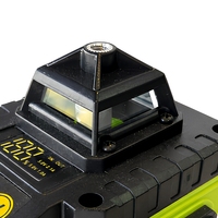 Niveau laser 4D haute luminosité à 16 lignes avec faisceau vert et haute précision pour un alignement précis des sols et des murs