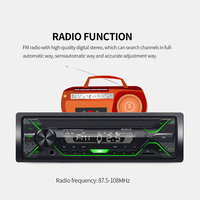 Lecteur MP3 MP4 stéréo de voiture de tableau de bord Sony 1 Din classique pour la fonction mains libres Bluetooth transmetteur FM USB chargeur de voiture inclus