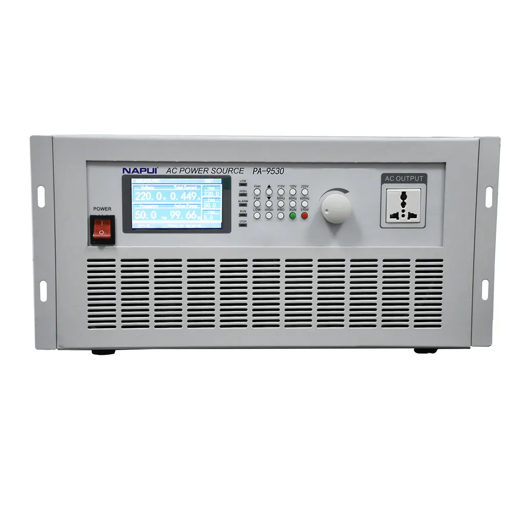 แหล่งจ่ายไฟ AC แบบปรับได้,แหล่งจ่ายไฟ AC แบบความถี่เดียว PA9530 RS232 RS485 0-3KW 50-400Hz
