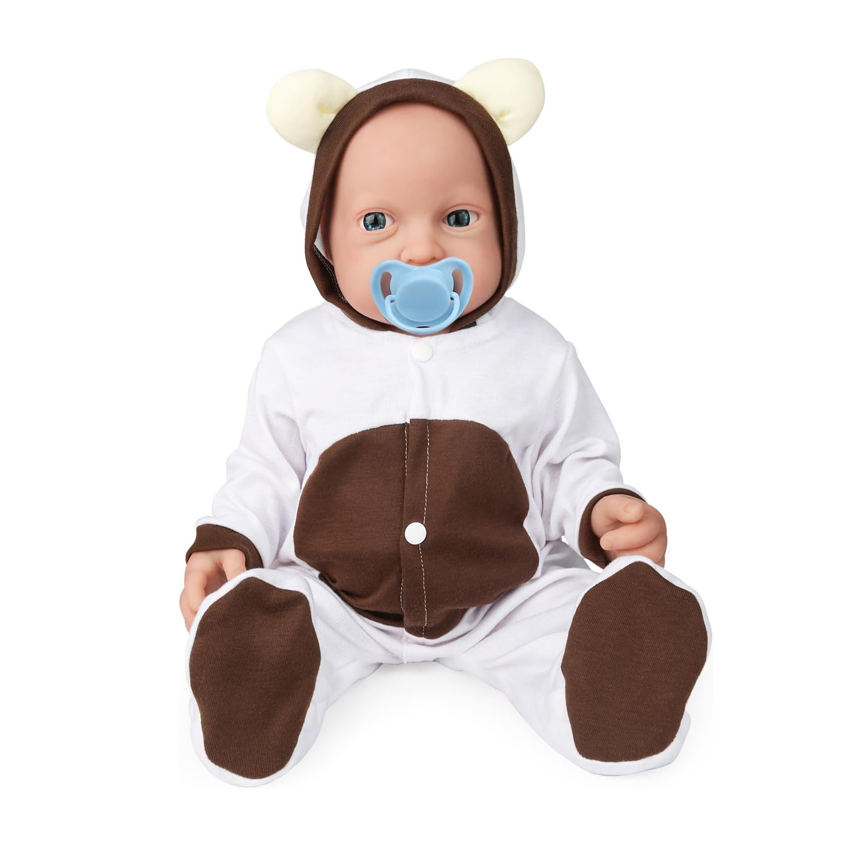 23 дюйма 58 см Реалистичная сплошная силиконовая кукла Reborn Baby Doll оптом
