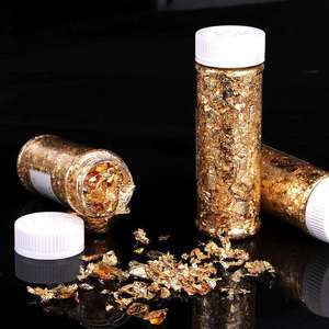 Scaglie d'Oro 24K per Decorazione Piatti e Torte, 2g, Vendita all'Ingrosso, Strumenti per Chef e Decorazione Dolciaria Chenghi - Product Image 5