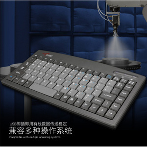Bejiate <b>Wired</b> Full Size 104 Keys Membrane <b>Keyboard</b> For Office Desk Use - Product Image 2