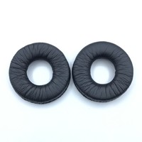 Untuk Sony MDR-ZX110 ZX100 ZX300 MDR-V150 V300 Bantalan Telinga Kulit Keriput Pengganti Bantalan Telinga Headphone Bantalan Telinga Kulit Katak
