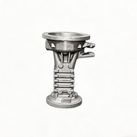 Service de fonderie sur mesure pour l'agriculture, fabrication de pièces en aluminium ADC12, essieu arrière de tracteur, moulage sous pression