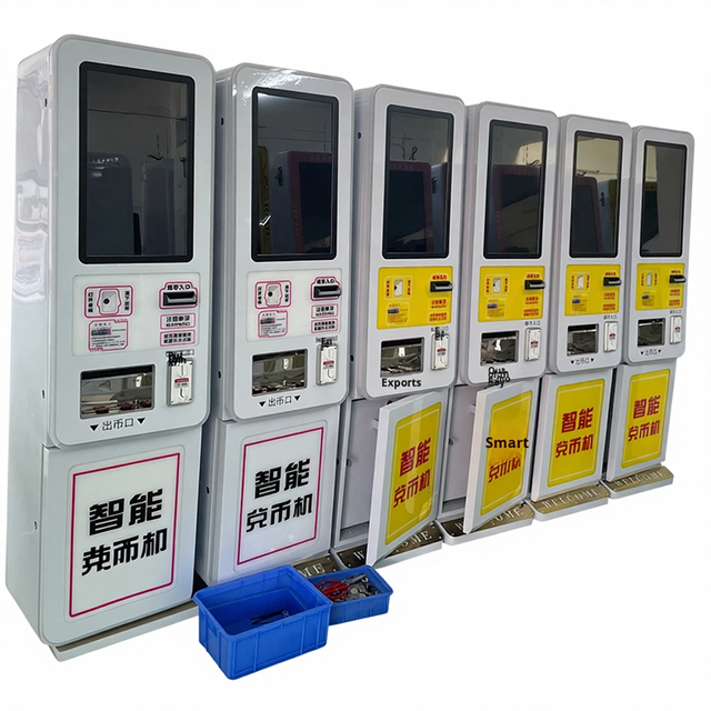 Intelligent Automatic Self-Service Coin Exchange/Vending Machine for Arcade Games QR Code Scan Metal Construction Guangdong