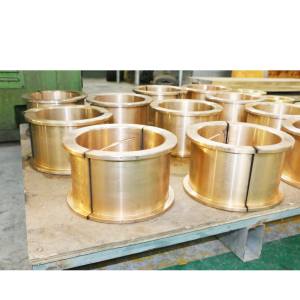 ZCuPb25Sn5 Alineación precisa Resistencia al desgaste P4 Fundición de bronce de precisión Manguitos de husillo de cobre Rodamientos de agujas Bujes divididos - Product Image 5