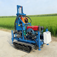 Machine de forage de puits d'eau à haute productivité, foreuse de puits d'eau sur chenilles de 150 m, prix usine