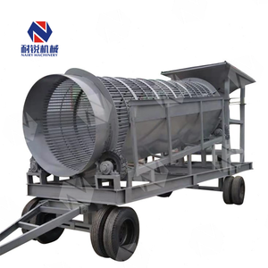 نوع عجلة الزاحف سحق مصنع الحجر تتبع المحمول تروميل طبل دوارة الشاشة للبيع - Product Image 1