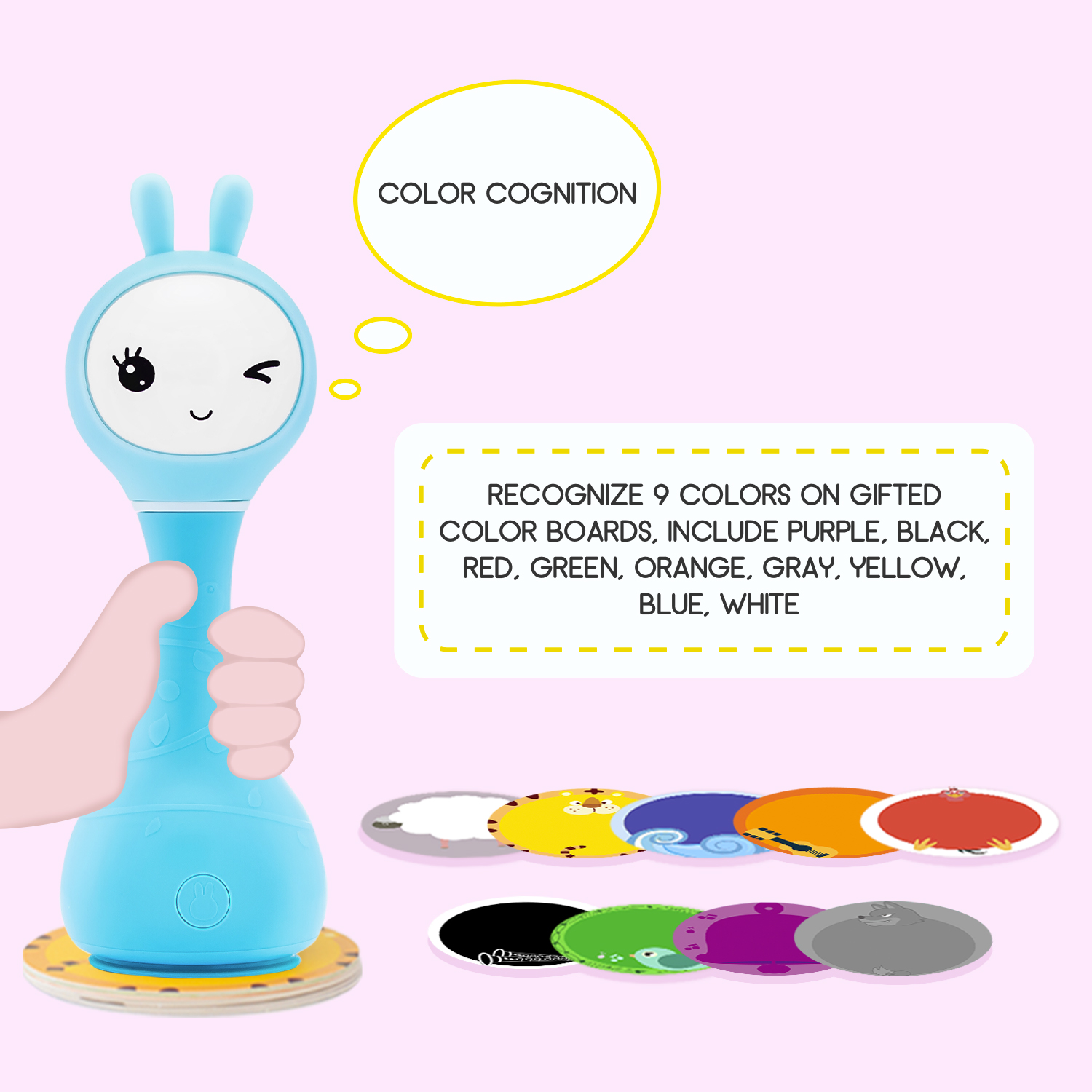 Набор прорезывателей Alilo для изучения языка музыкальный звук Развивающие детские погремушки электронные игрушки для детей