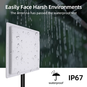 Система парковки ISO 18000-6C: пассивная интегрированная антенна <span class=keywords><strong>UHF</strong></span> <span class=keywords><strong>RFID</strong></span> с дальностью действия 20 дБи, считыватель карт и меток, Wiegand26/34, FS-O2, вертикальная установка - Product Image 5