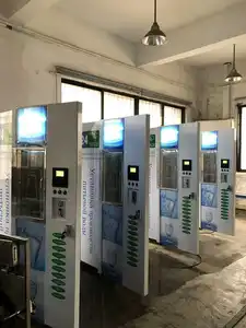 Cina fabbrica 800 GPD pura acqua stazione di servizio per 24 ore maquina dispendidora distributore automatico di acqua