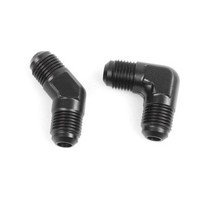 Connecteur en alliage d'aluminium forgé à 90 degrés pour tuyau d'huile, noir, connecteurs universels pour automobile - Product Image 5