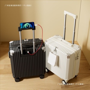 Carry-On <b>Trolley</b> Case 18 Inch With Lock Multifunctional Swivel Wheels For Travel - Product Image 1