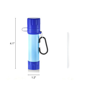Kit de voyage portable pour la survie en plein air, filtre à eau d'urgence, paille filtrante pour la randonnée, équipement de sécurité personnelle - Product Image 2