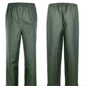 Traje Impermeable Deportivo Verde Uniforme con Cremallera, Transpirable y Portátil, Chaqueta y Pantalones de Rescate de Emergencia Verde Oliva - Product Image 5