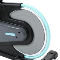 Bicicleta de Spinning con Resistencia Magnética, Volante de Inercia de 6 kg (Opción de 10 kg), Pantalla LED, Transmisión por Correa Silenciosa, Estructura de Tubo de Acero y ABS, Ajustable