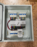Boîtier de distribution électrique ATS personnalisé 4P 380V triphasé avec minuterie, alimentation électrique, boîte de protection contre les surtensions, boîte de distribution électrique ATS